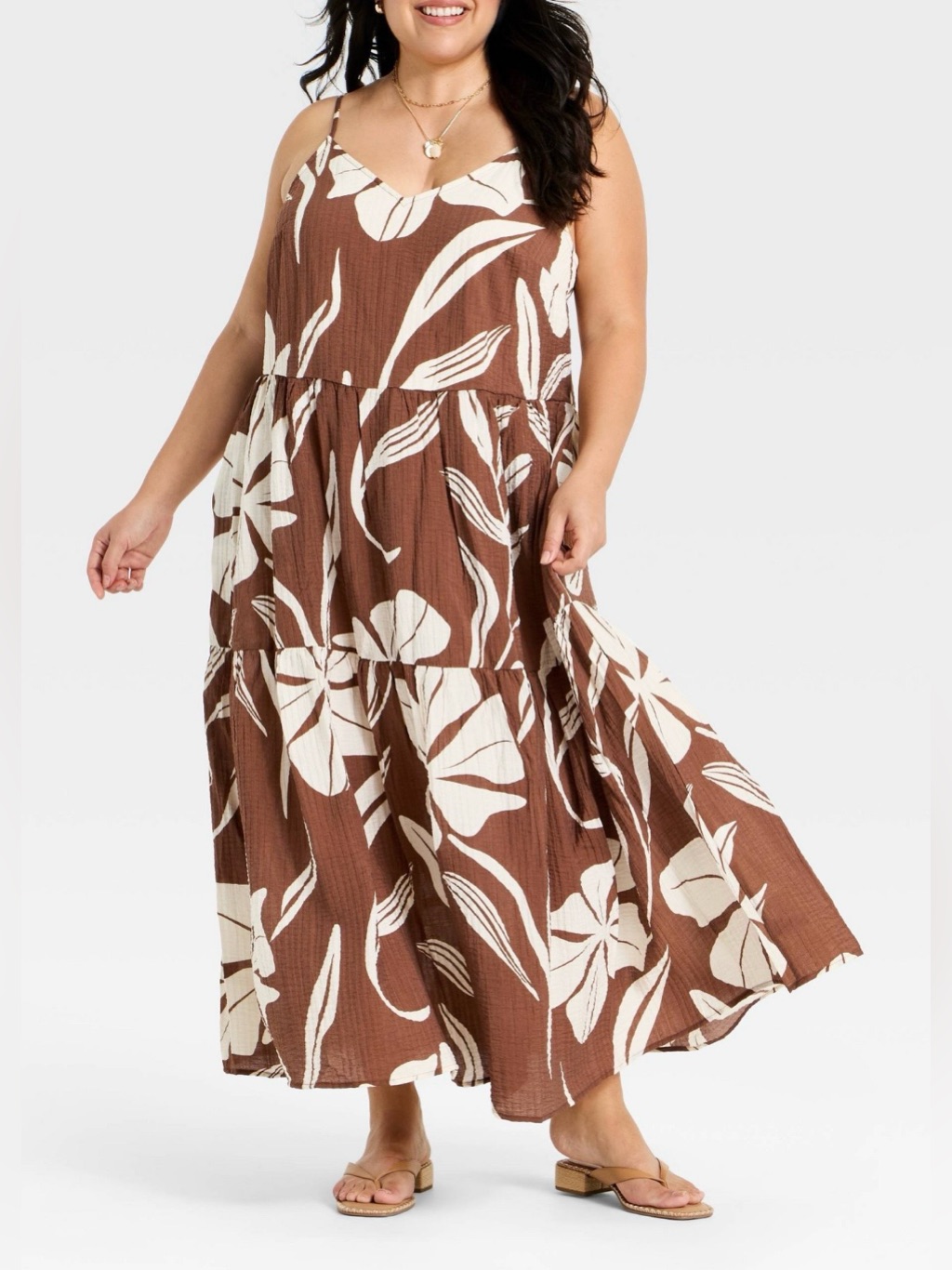 Women’s Tiered Maxi Dress-Xl